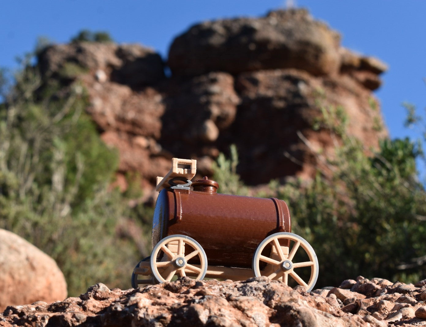 Carro cisterna western para Playmobil