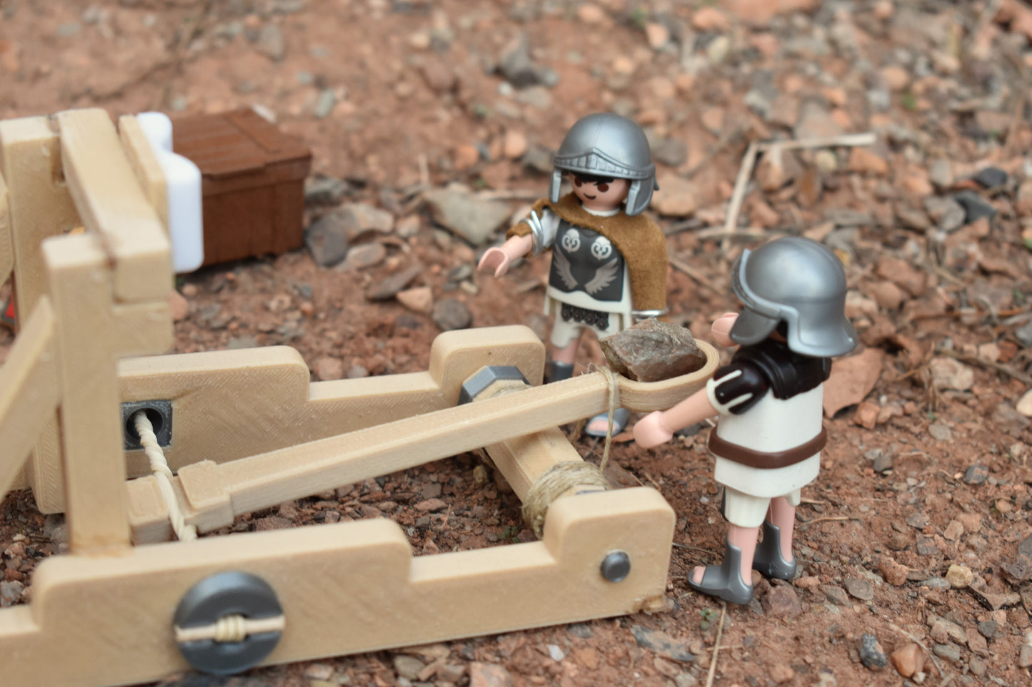 Catapulta romana para Playmobil