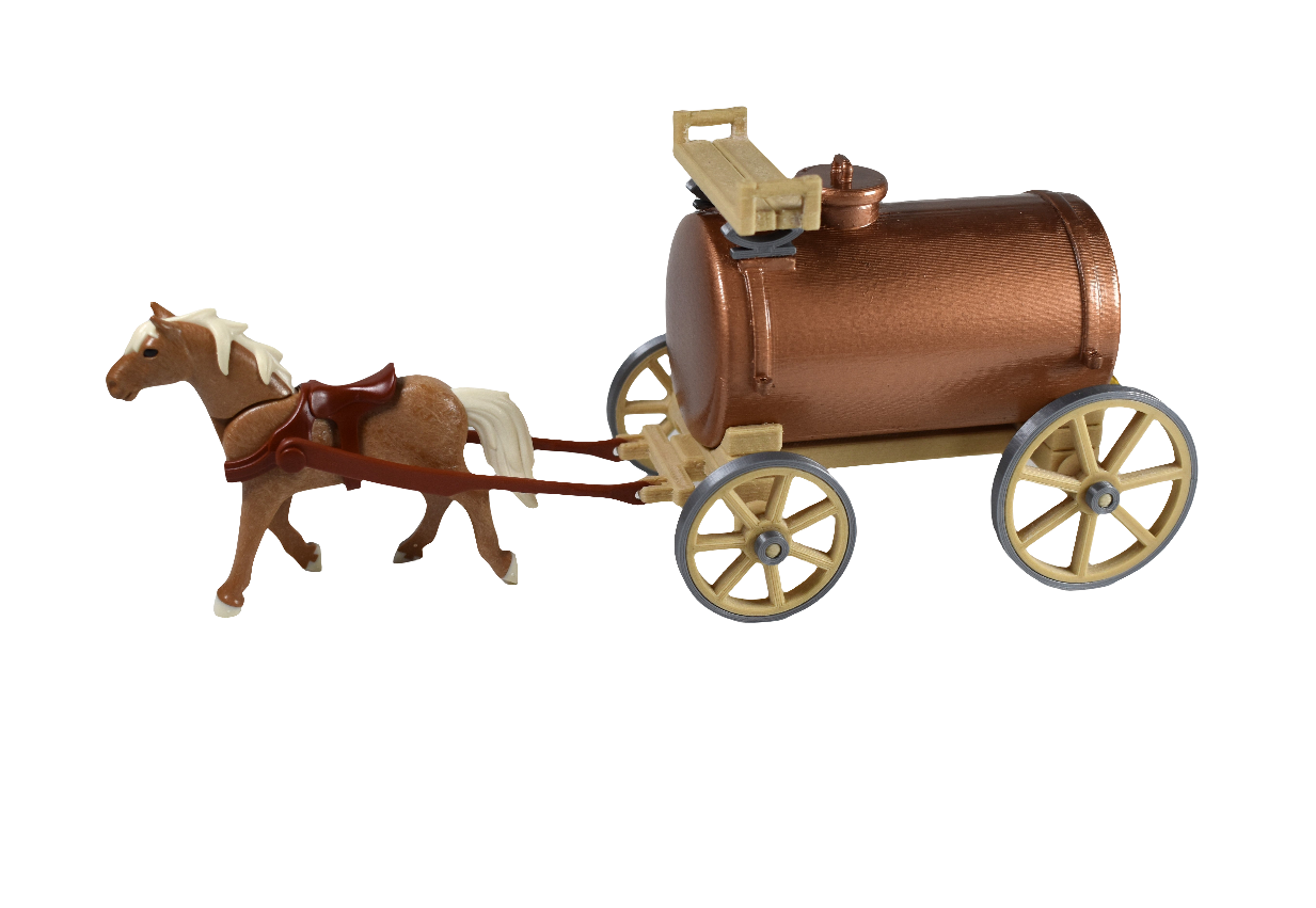 Carro cisterna western para Playmobil