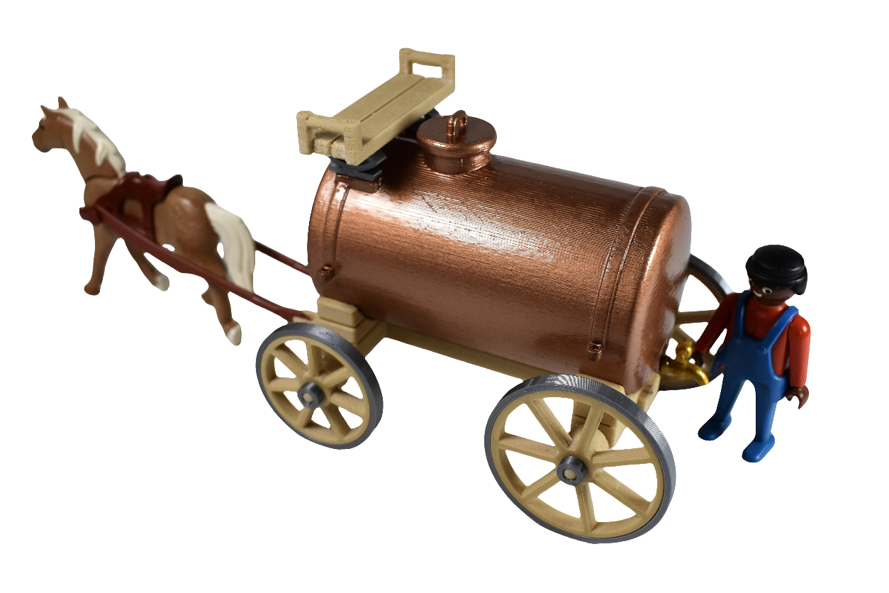 Carro cisterna western para Playmobil