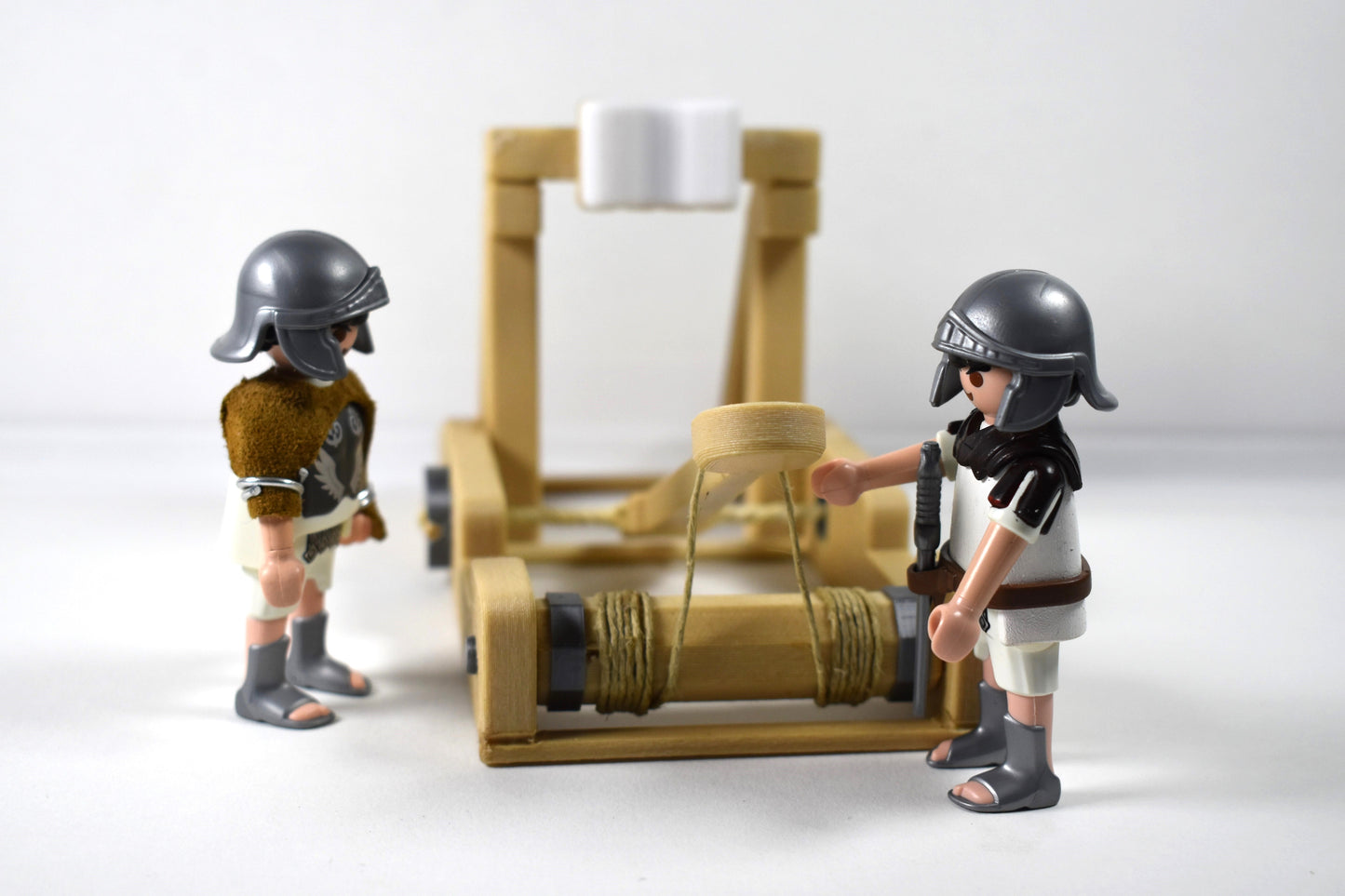 Catapulta romana para Playmobil