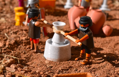 Molino manual romano para Playmobil