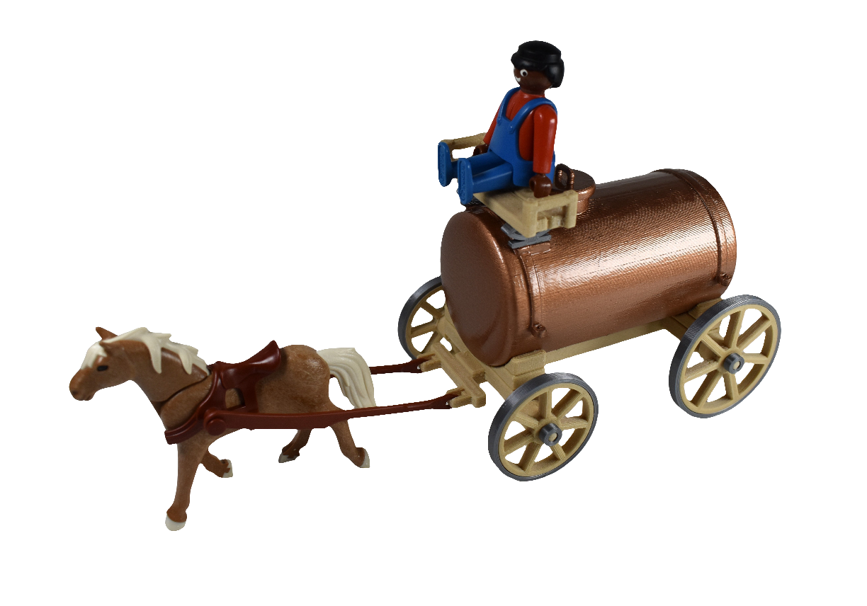 Carro cisterna western para Playmobil